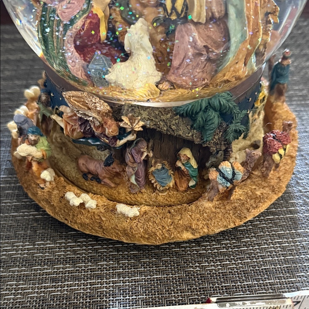 Nativity Christmas Scene 8” Snow Globe - Picture 13 of 13
